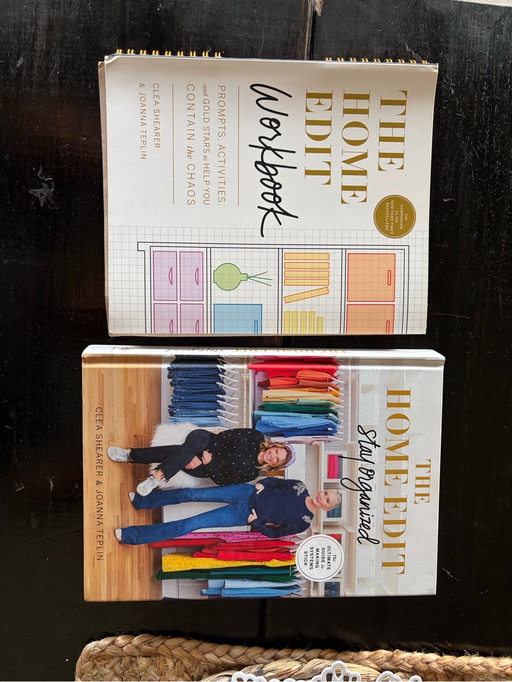The Home Edit Hardcover Book & workbook set NWT organization colorful SEE MORE